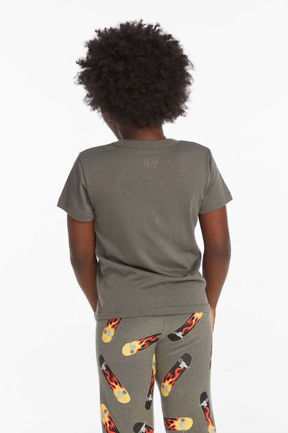 Chaser Boys Legend Checkerboard Tee Green US 8 3