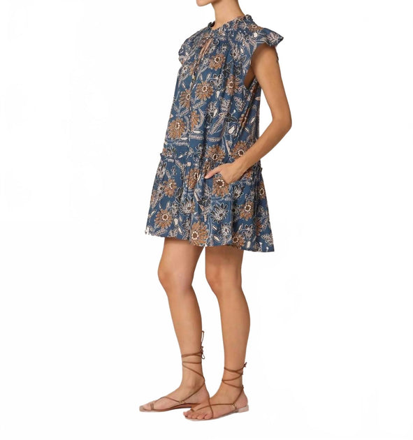 Cleobella Lydia Mini Dress In Magnolia Floral