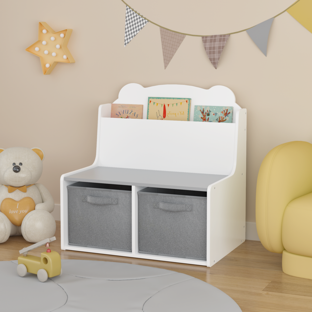 Streamdale Kids Bookshelf White 3
