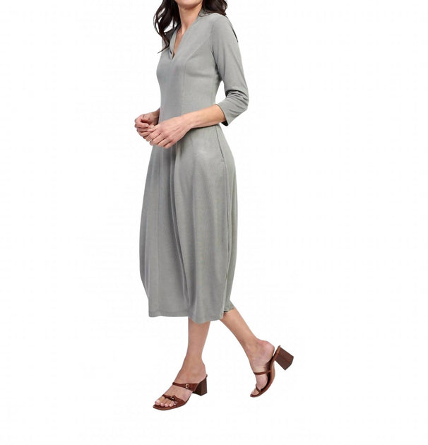 Alembika Essential Cocoon Dress Grey US 14 4