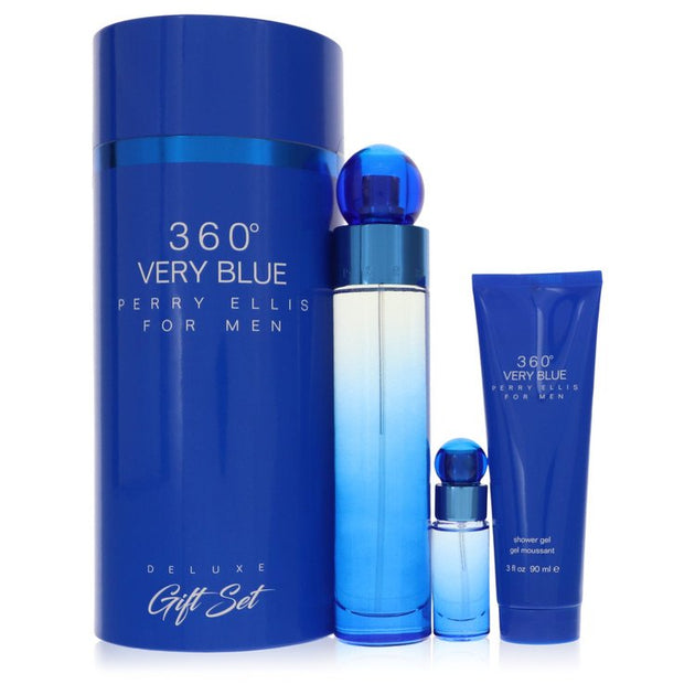 Perry Ellis 360 Very Blue Gift Set Blue One Size 2