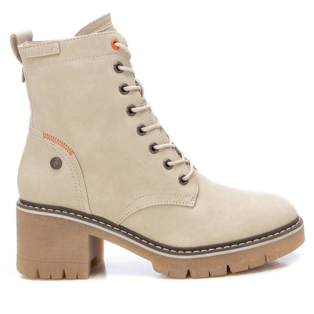 XTI 51515 Lace-Up Booties Beige US 5.5 3