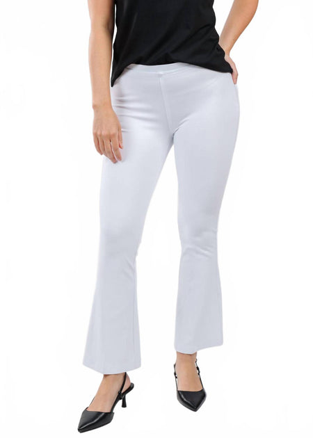 PEACE of CLOTH Ella Paramount Knit Pants White Large 3