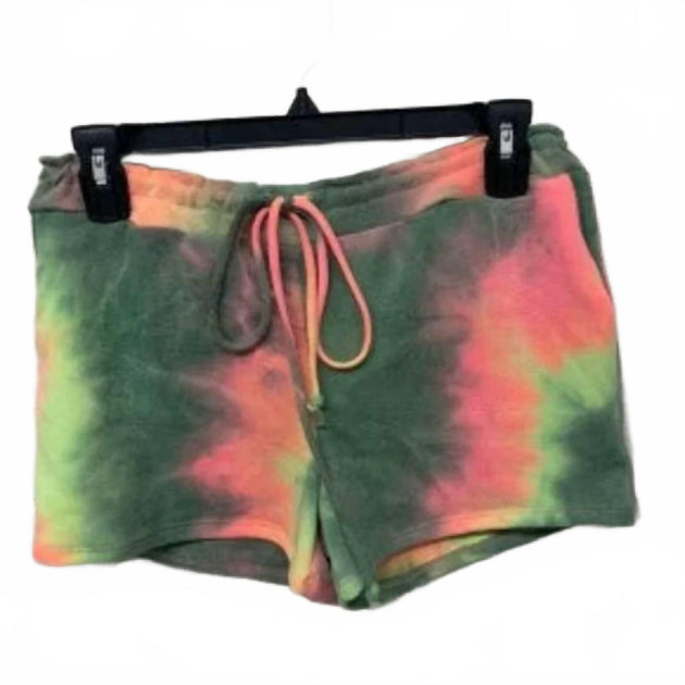 HEIMISH USA Tie Dye Knit Shorts Multi 2X 4