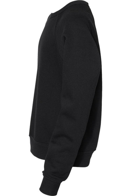 BELLA + CANVAS Youth Sponge Fleece Crewneck Sweatshirt Schwarz Small 4