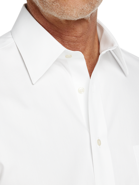 Paul Fredrick Pinpoint Dress Shirt White US 15 4