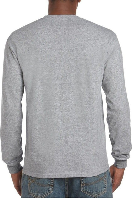 Gildan Sesame Street Ji Young Face Long Sleeve T-Shirt Grey Medium 3