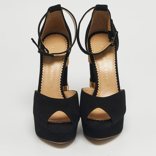Charlotte Olympia Sandals Gold EU 38 4