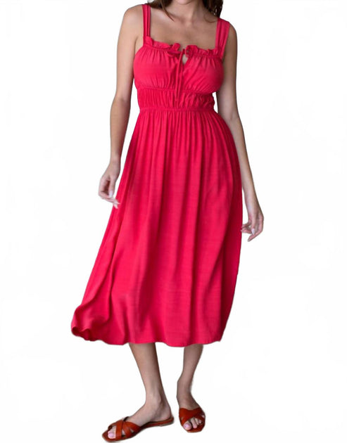 Emerson Fry Pull On Pipa Dress Pink Small 4