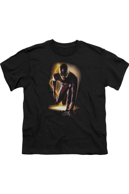 Gildan The Flash Short Sleeve Youth Tee Black Small 2