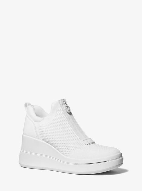 Michael Kors Emmy Wedge Trainer White US 6.5 2