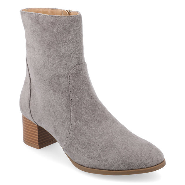 Journee Collection Hayven Booties Grey US 5.5 2