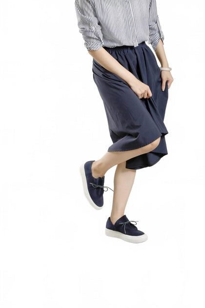 ALL BLACK Gathered Sneaker Blue EU 38 4