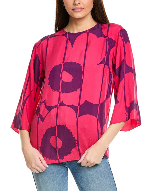 Marimekko Oaja Vesi Unikko Top Pink EU 36 2