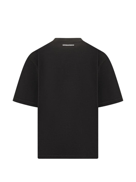Dsquared2 Loose Fit Crew Neck T-Shirt Black XLarge 3