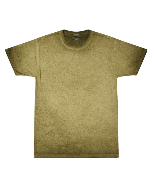 Colortone Oil Wash T-Shirt Orange Medium 2
