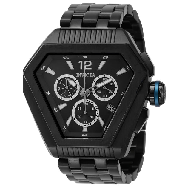 【美品】INVICTA ポパイ 限定版 クロノグラフ ブラックウォッチ　ブラック 5baa3948da6e43639c52a6f2961828