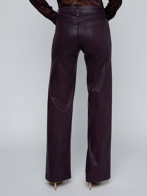 L'Agence Scottie Wide Leg Jeans Brown 23 3