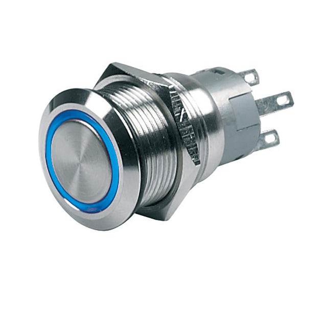 Hands On 12V Drucktaster Schalter Blau LED 3