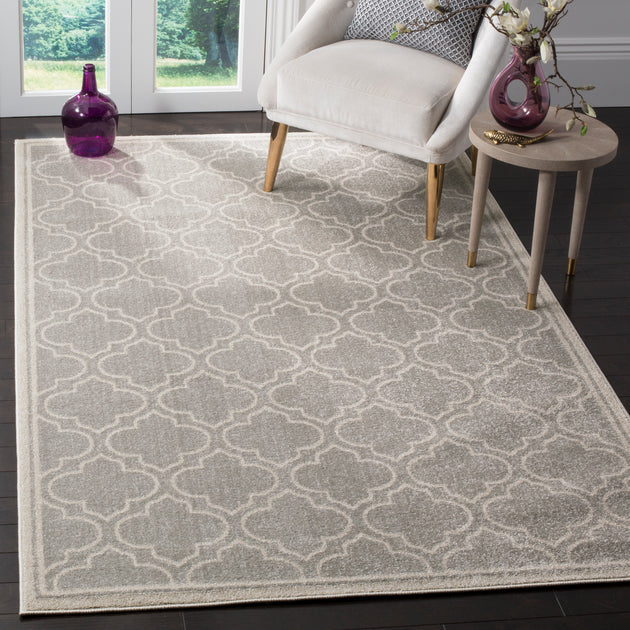 Safavieh Amherst AMTW412 Area Rug Light Grey / Ivory 2