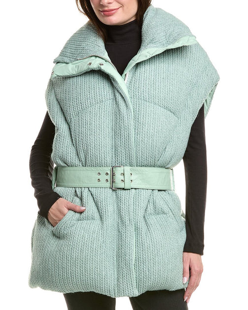 KHRISJOY Iconic Puffer Vest Blue Small 2
