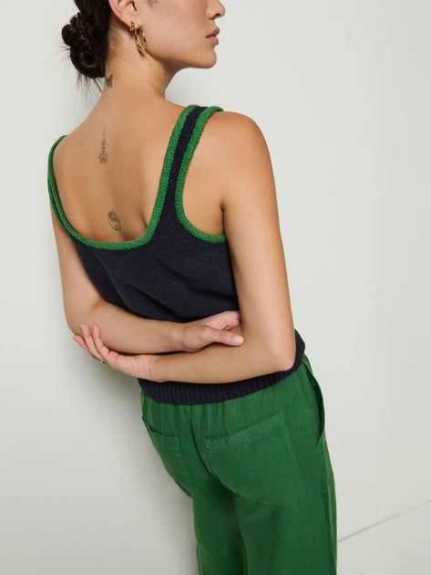Nation LTD Peggy Sue Tank Navy Sky XSmall 4