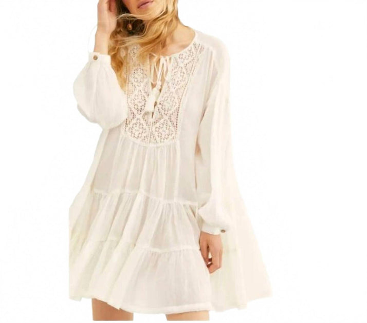 free people white crochet dress Free People NWT Size 4 Small Antique White Caught Your Eye Crochet Maxi  Dress