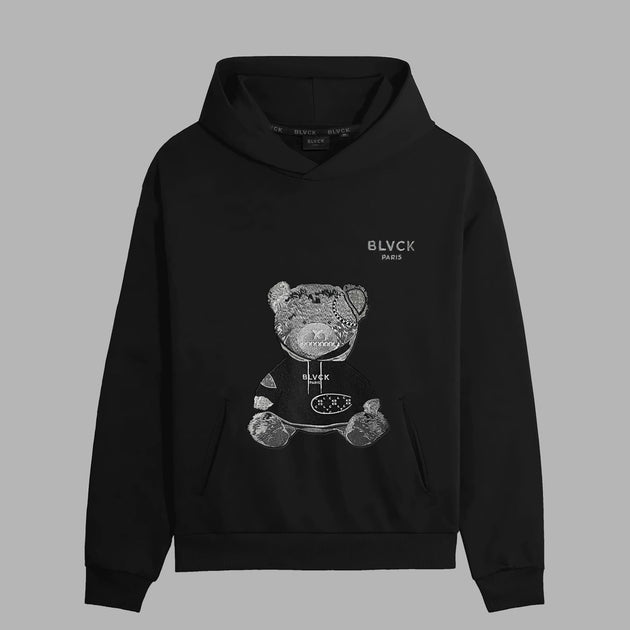 Blvck Paris Evil Twin Teddy Bear Hoodie Black XXL 2