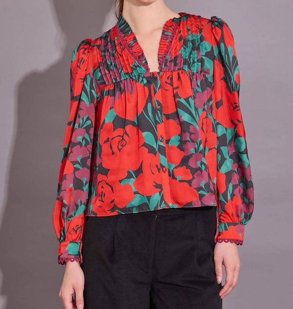 Alden Adair Oliver Blouse Multi Small 2