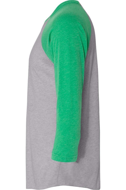 Next Level Unisex Triblend Three-Quarter Raglan T-Shirt Multi XSmall 4