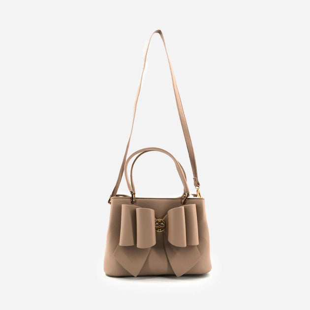 Like Dreams Jesse Bow Crossbody Bag Beige One Size 5