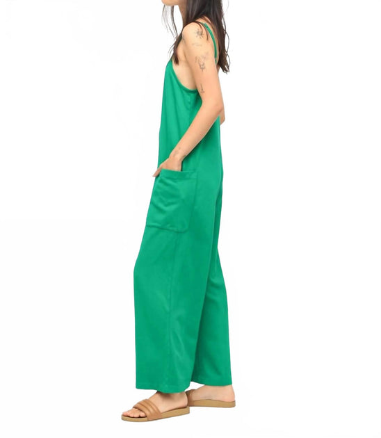 Electric & Rose Nina Jumpsuit Green Medium 3