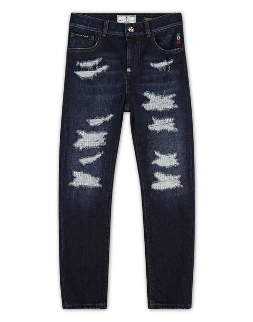 Philipp Plein Long Trousers Blue 10 Years 3
