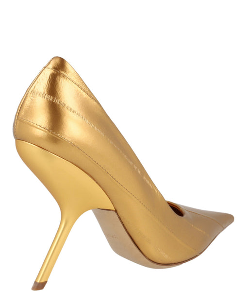 Ferragamo Eva X5 Pumps Gold US 10 4