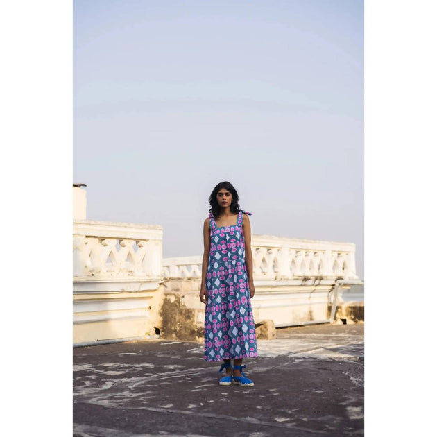 SZ Blockprints Robe Winslow Violet Medium 3