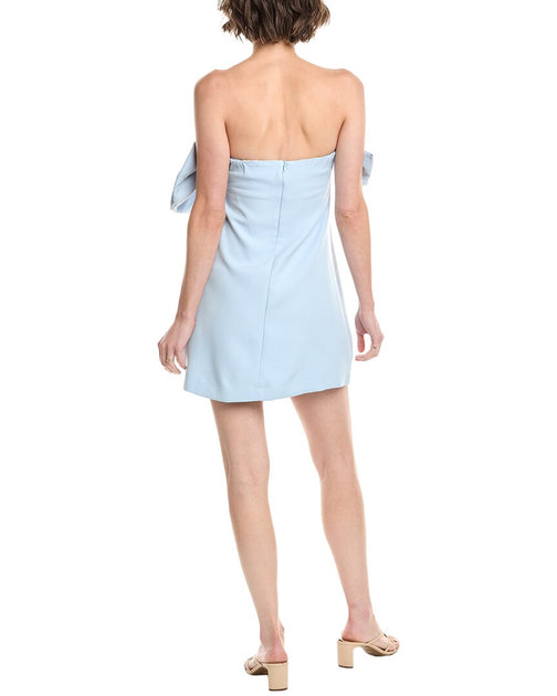 HL Affair Bow Mini Dress Blue Large 3