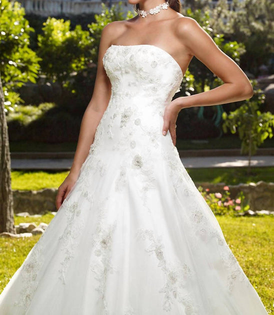 Casablanca Exotic Escape Gown White US 14 4