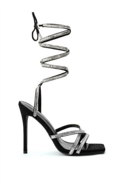 Azalea Wang Lunarlight Sandal Black US 10 2