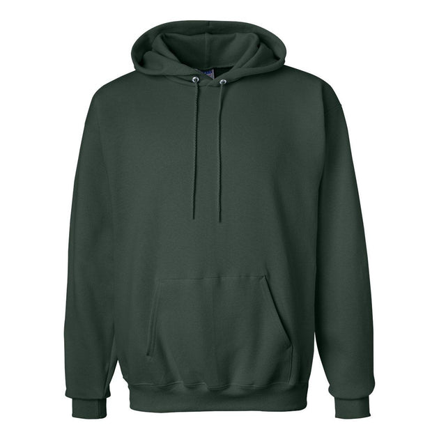 Hanes Ultimate Cotton Hooded Sweatshirt Green Large 2