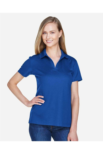 Devon & Jones CrownLux Performance Plaited Polo Blue XLarge 4