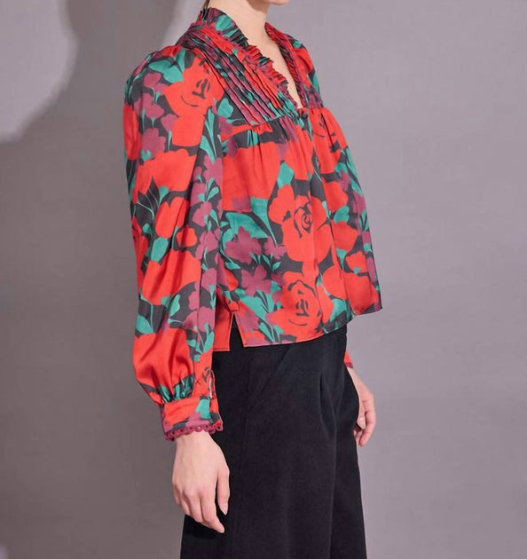 Alden Adair Oliver Blouse Multi Small 4