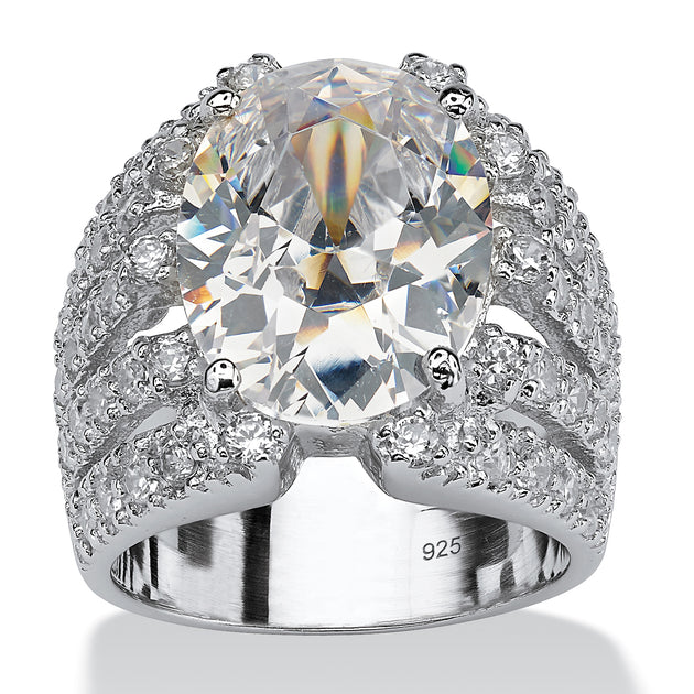 Palm Engagement Ring White US 7 2