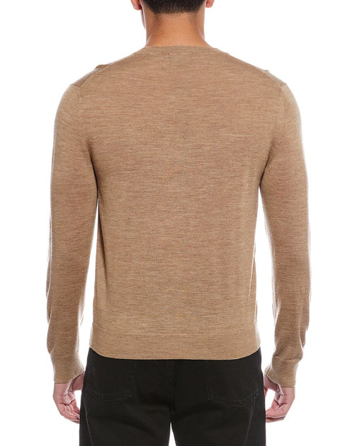 Vince Woll Rundhalspullover Braun XLarge 3