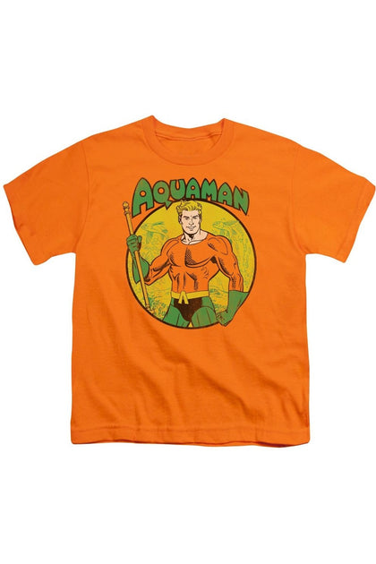 Gildan DC Comics Aquaman T-Shirt Orange XL 2