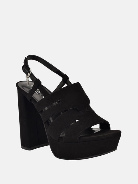 Guess Factory Queta Platform Heels Black US 6 2