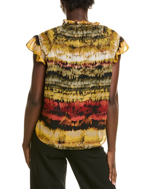 Anne Klein Raglan Top Multicolore Medium 3