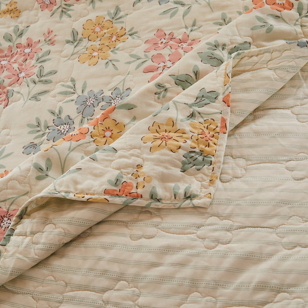 BreeBe Chloe Quilt Set Cream 4