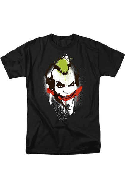 Gildan Batman Joker Big Face T-Shirt Black Large 2