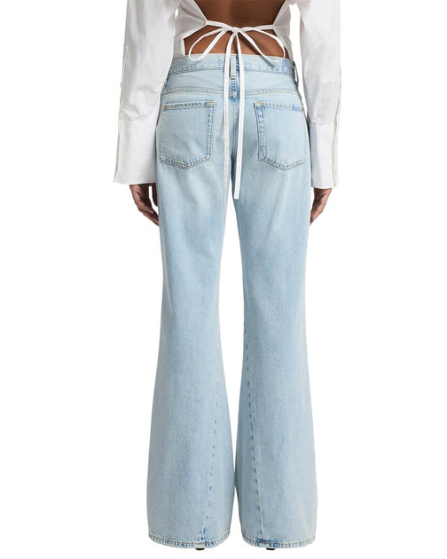 7 For All Mankind Spencer Flare Jean Blue 31 3