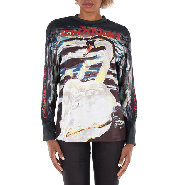 Burberry★素敵!Graphic Printed Long-Sleeve T-Shirt Burberry Graphic-print Long-sleeve T-shirt | ShopSimon